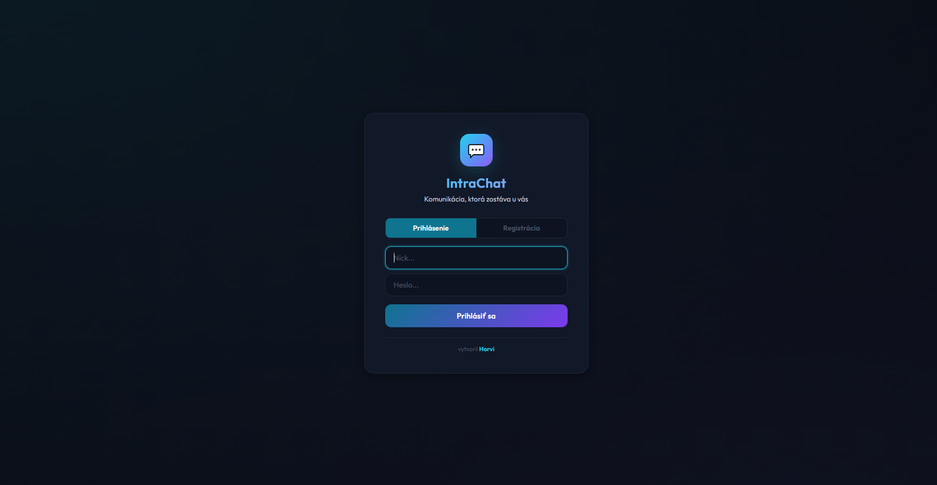 IntraChat screenshot